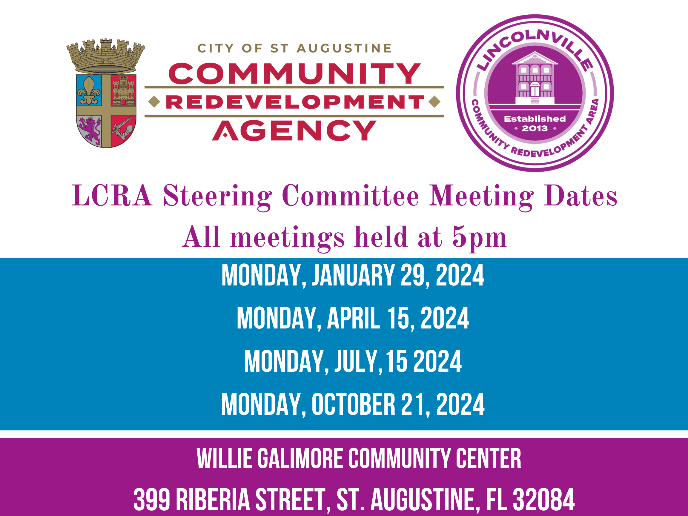 LCRA 2024 Meeting Dates